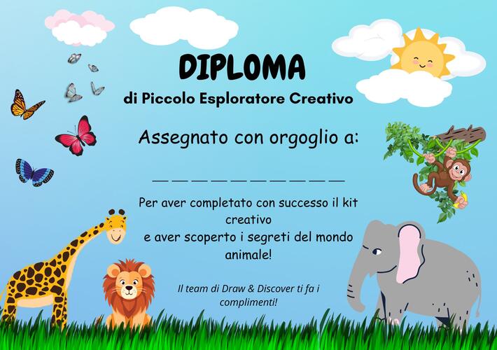 Diploma personalizzabile